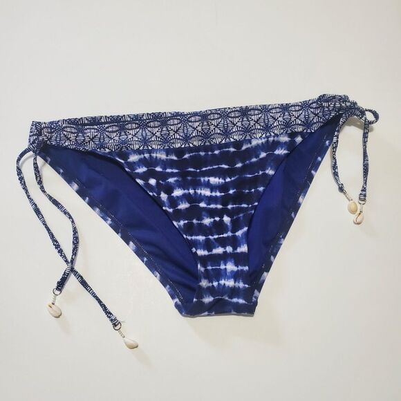 Bleu Rod Beattie bikini bottom size 12 navy blue and white - Picture 2 of 5